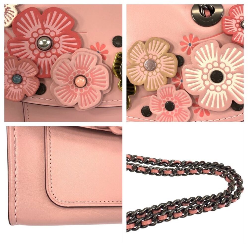 Coach Leather Parker Tea Rose Blossom Bag - Picture 6 of 10